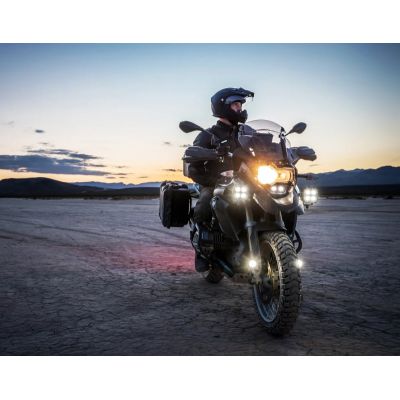 DENALI Pod fari ausiliari a LED D2 con centralina DialDim cablaggio specifico YAMAHA TENERE 700 2019 / 2024