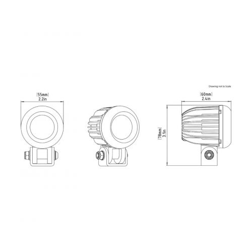 DENALI Pod fari ausiliari a LED D2 con centralina DialDim cablaggio specifico YAMAHA TENERE 700 2019 / 2024