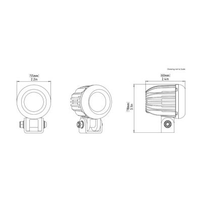 DENALI Pod fari ausiliari a LED D2 con centralina DialDim cablaggio specifico YAMAHA TENERE 700 2019 / 2024