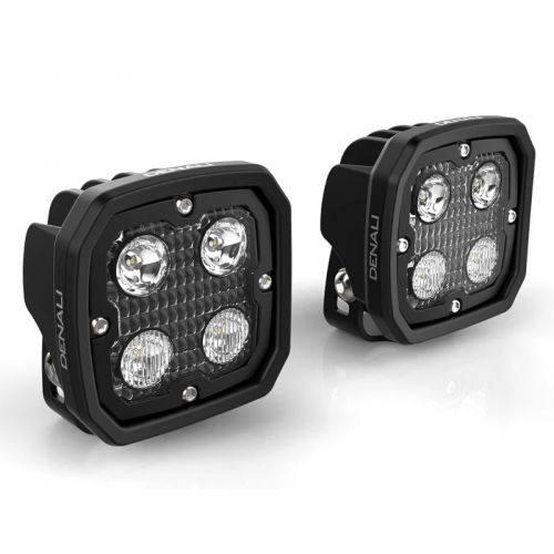 DENALI Pod fari ausiliari a LED D4 con centralina DialDim cablaggio YAMAHA TENERE 700 2019 / 2024