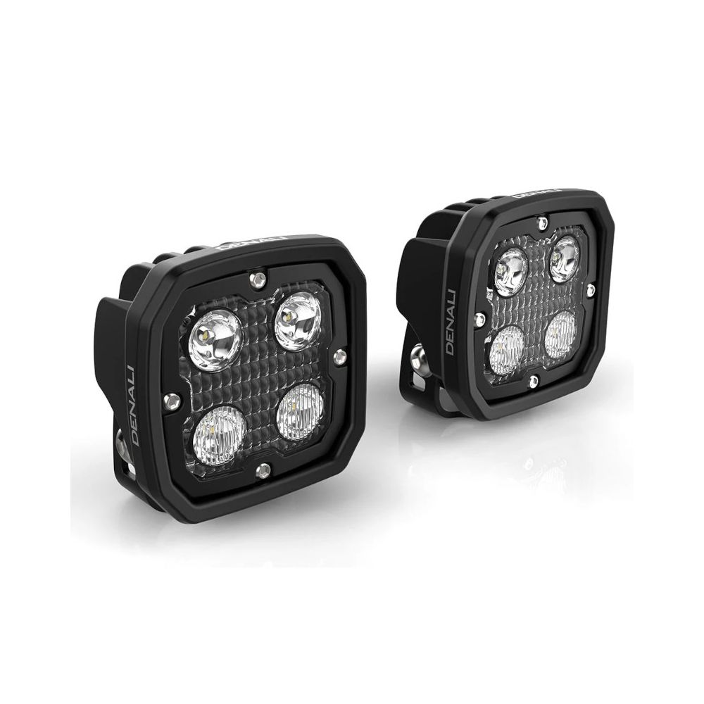 DENALI Pod fari ausiliari a LED D4 con centralina DialDim cablaggio YAMAHA TENERE 700 2019 / 2024