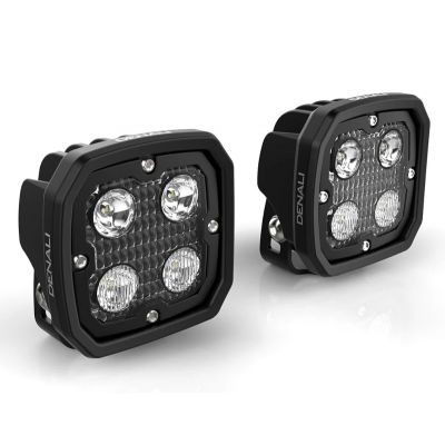 DENALI Pod fari ausiliari a LED D4 con centralina DialDim cablaggio YAMAHA TENERE 700 2019 / 2024