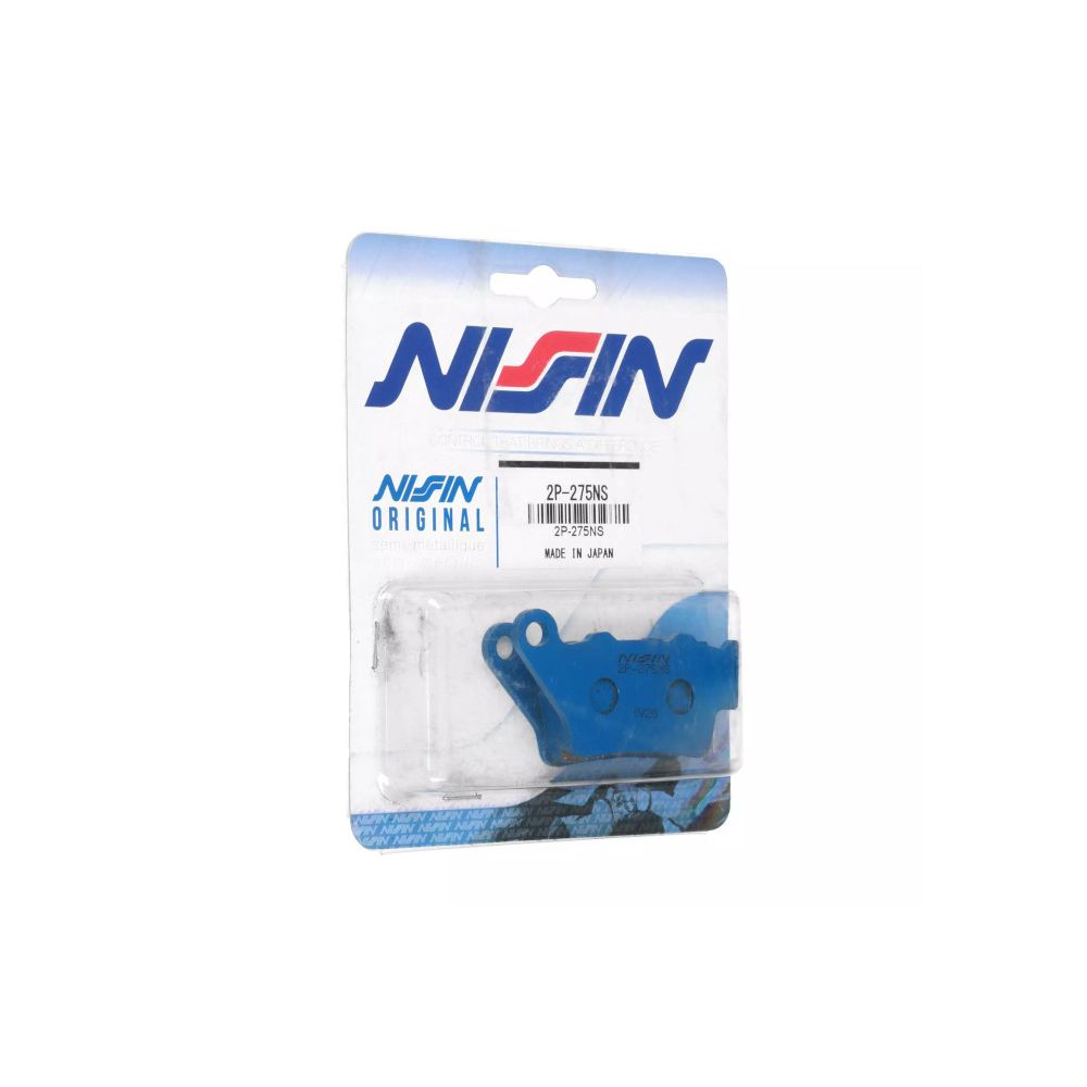 NISSIN 2P-275NS Coppia pastiglie freno posteriore semi-metalliche