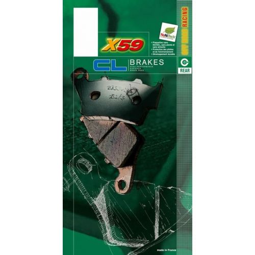 CL BRAKES 2352X59 Pastiglie Freno Posteriore Sinterizzate Off Road