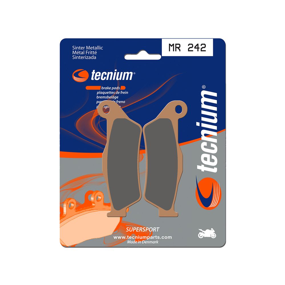 TECNIUM MR 242 coppia pastiglie freno posteriore sinterizzate