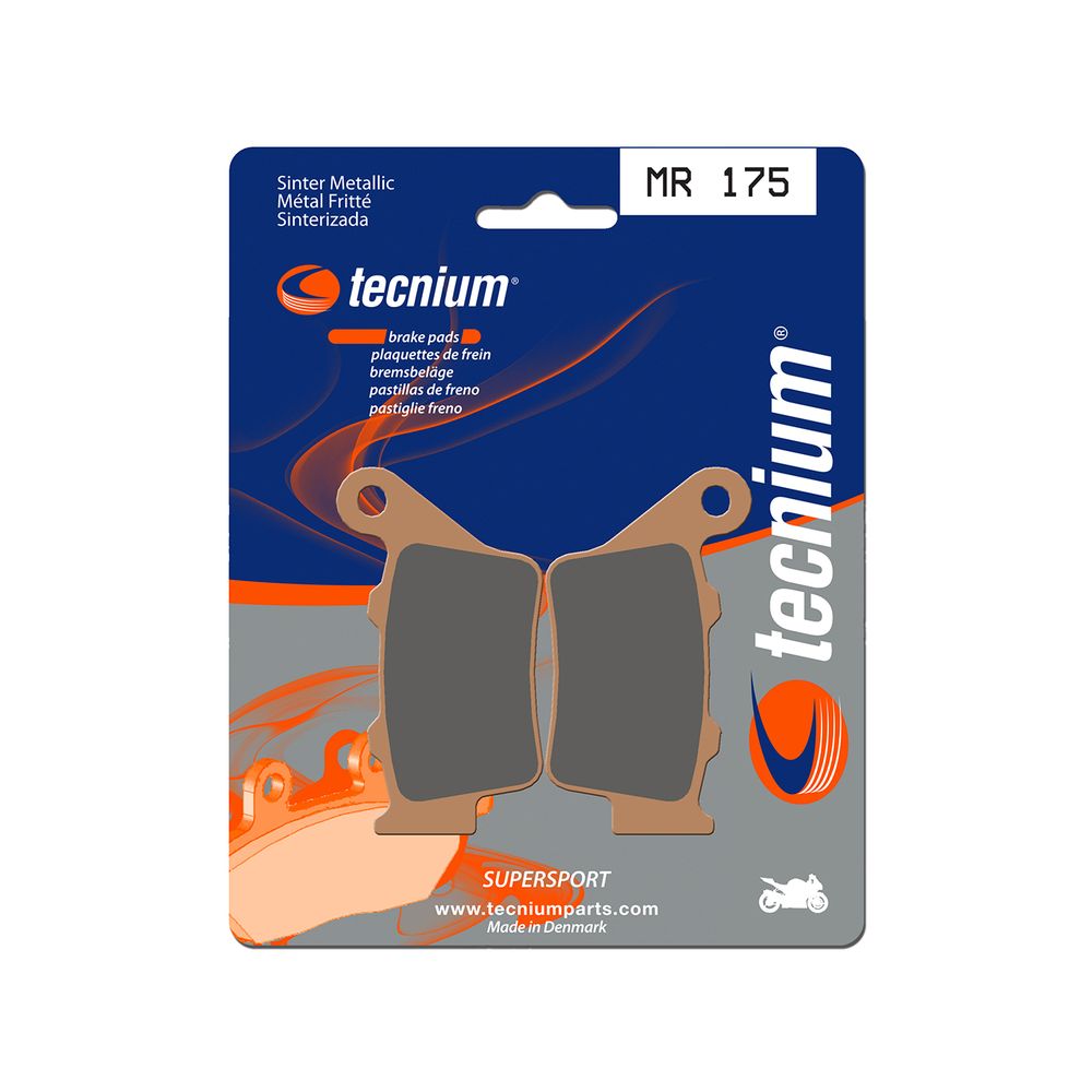 TECNIUM MR 175 coppia pastiglie freno posteriore sinterizzate