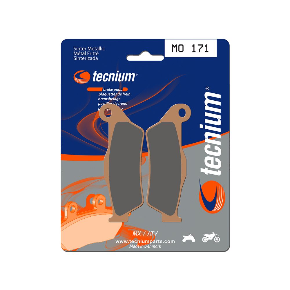 Tecnium MO 171 Pastiglie freno posteriore sinterizzate Enduro