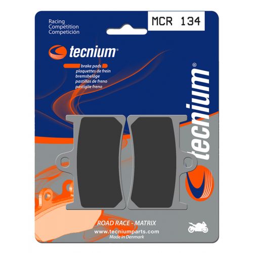 TECNIUM MCR 134 Coppia Pastiglie Freno anteriore sinterizzate Endurance