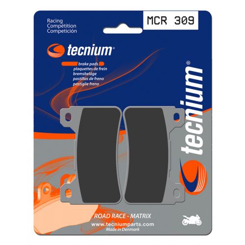 TECNIUM MCR 309 Coppia Pastiglie Freno anteriore sinterizzate Endurance