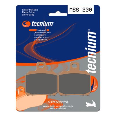 TECNIUM MSS 230 Coppia Pastiglie Freno posteriore sinterizzate maxi-scooter