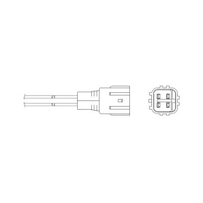 NTK AZD0101-KJ006 Sonda Lambda (Sonda di Ossigeno)