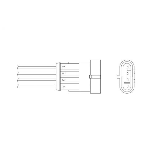 NTK OZA591-BB2 Sonda Lambda (Sonda di Ossigeno)