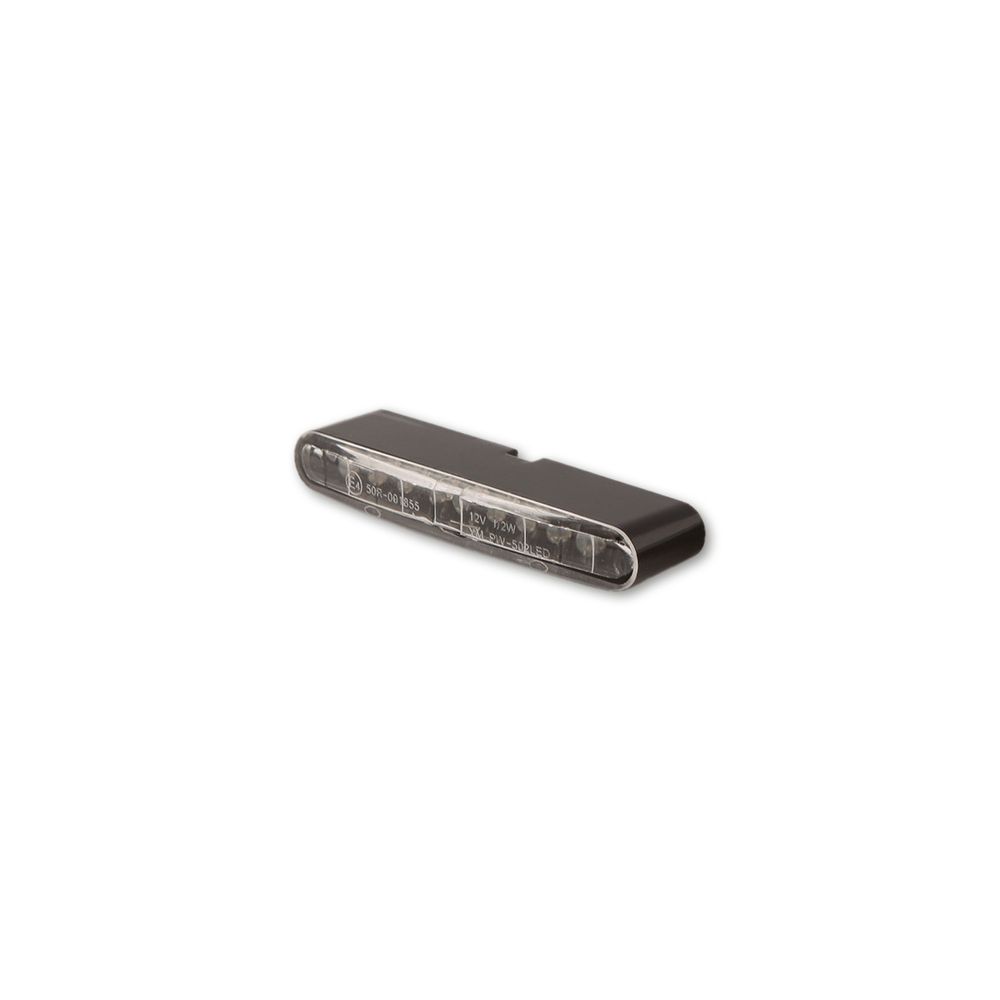 Fanale posteriore a Led HIGHSIDER PRO STRIPE nero/trasparente