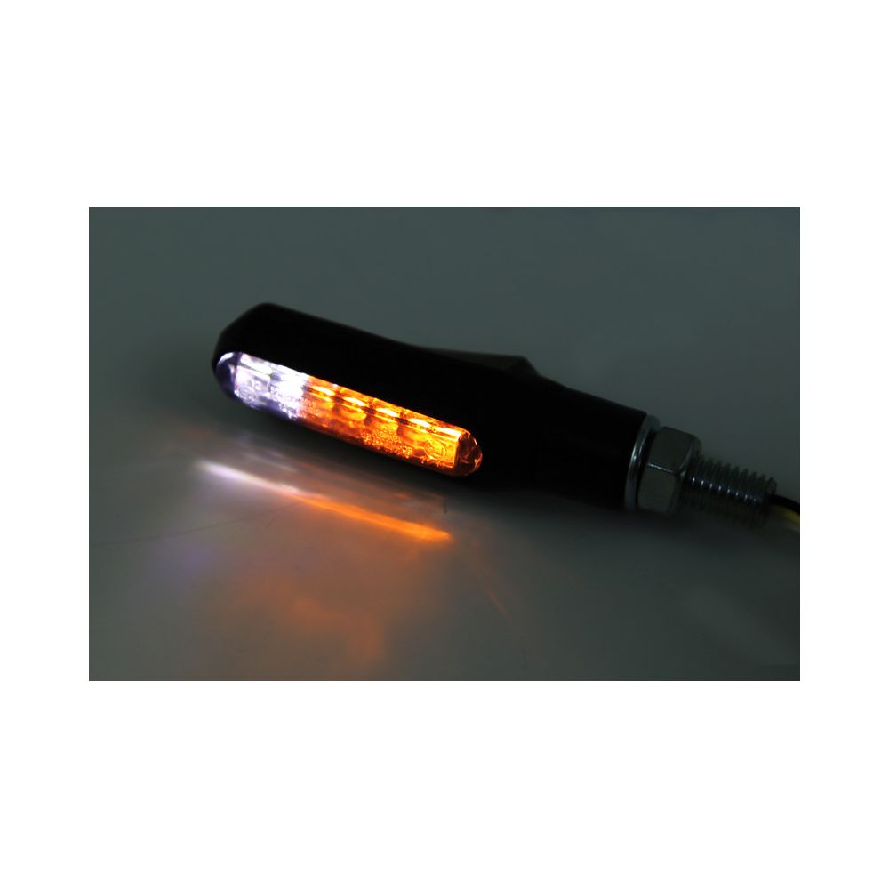 HIGHSIDER SHORTY FIN 2in1 Indicatore di Direzione a Led / Luce di Posizione Anteriore - Omologato