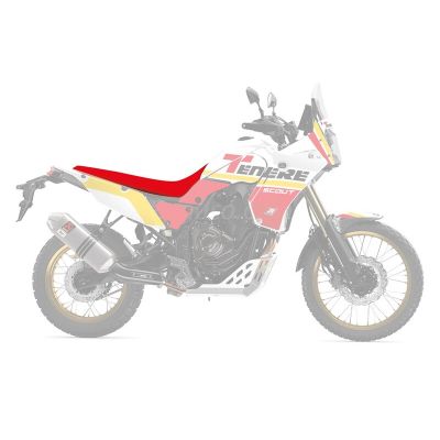 Copertina sella Rosso / Nero BLACKBIRD Rally Ride per YAMAHA TENERE 700 2020 / 2023