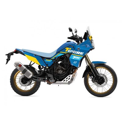 Kit completo adesivi BLACKBIRD Rally Ride Blu per YAMAHA TENERE 700 2020 / 2023