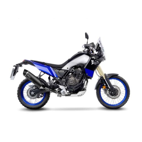 LEOVINCE 14330EB LV ONE EVO BLACK EDITION Scarico SLIP-ON Omologato per YAMAHA TENERE 700 2019 / 2025