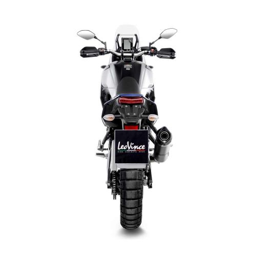 LEOVINCE 14330EB LV ONE EVO BLACK EDITION Scarico SLIP-ON Omologato per YAMAHA TENERE 700 2019 / 2025