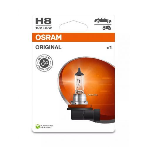 OSRAM 64212 Lampada alogena H8 ORIGINAL LINE 12 Volt 35 Watt PGJ19-1