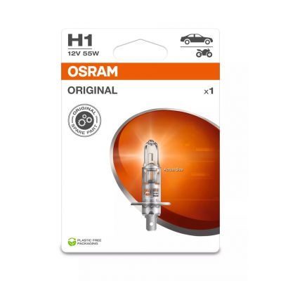 OSRAM 64150 Lampada alogena H1 ORIGINAL LINE 12 Volt 55 Watt P14.5s