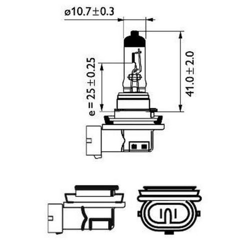 TOPLIGHT Lampada alogena H8 12 Volt 35 Watt PGJ19-1 TOPLIGHT Lampada alogena H8 12 Volt 35 Watt PGJ19-1