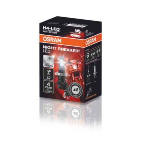 OSRAM 64193DWNB Lampada Led H4 NIGHT BREAKER H4-LED 12 Volt P43t