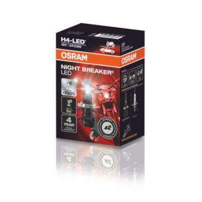 OSRAM 64193DWNB Lampada Led H4 NIGHT BREAKER H4-LED 12 Volt P43t