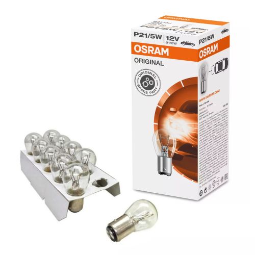 OSRAM 7528 Lampada di segnalazione ORIGINAL 12 Volt 21/5 Watt BAY15d - 10 Lampadine