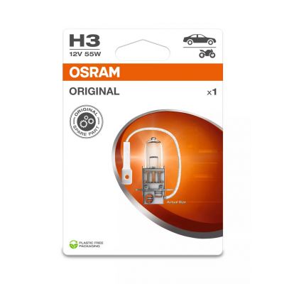 OSRAM 64151 Lampada alogena H3 ORIGINAL LINE 12 Volt 55 Watt PK22s