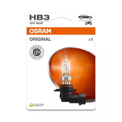 OSRAM 9005 Lampada alogena HB3 ORIGINAL LINE 12 Volt 60 Watt P20d