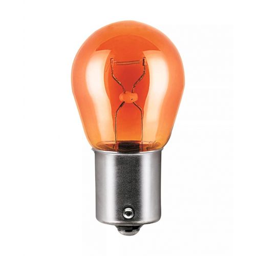 OSRAM 7507 Lampada Ausiliaria Arancio METAL BASE PY21W ORIGINAL 12 Volt 21 Watt BAU15s - 10 Lampadine