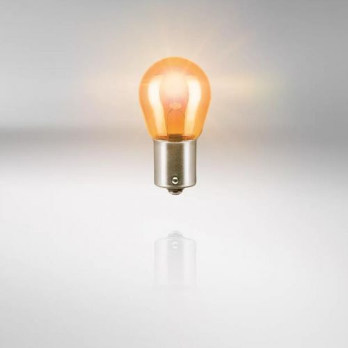 OSRAM 7507 Lampada Ausiliaria Arancio METAL BASE PY21W ORIGINAL 12 Volt 21 Watt BAU15s - 10 Lampadine