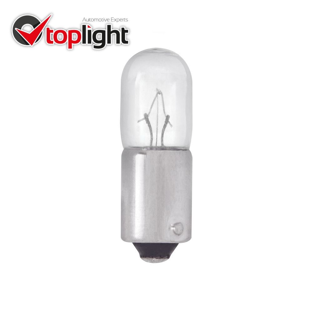 TOPLIGHT Lampada Ausiliaria 6 Volt 4 Watt BA9s - 10 Lampadine
