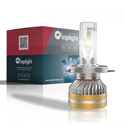 TOPLIGHT Lampada a Led H4 12 Volt 6500K