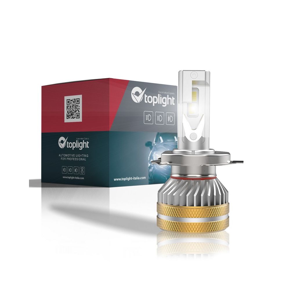 TOPLIGHT Lampada a Led H4 12 Volt 6500K