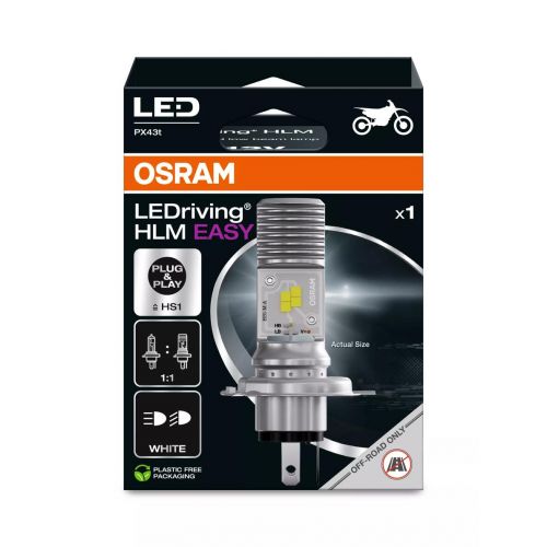 OSRAM 64185DWESY Lampada a Led HS1 LEDriving HLM EASY 12 Volt 6000K PX43t