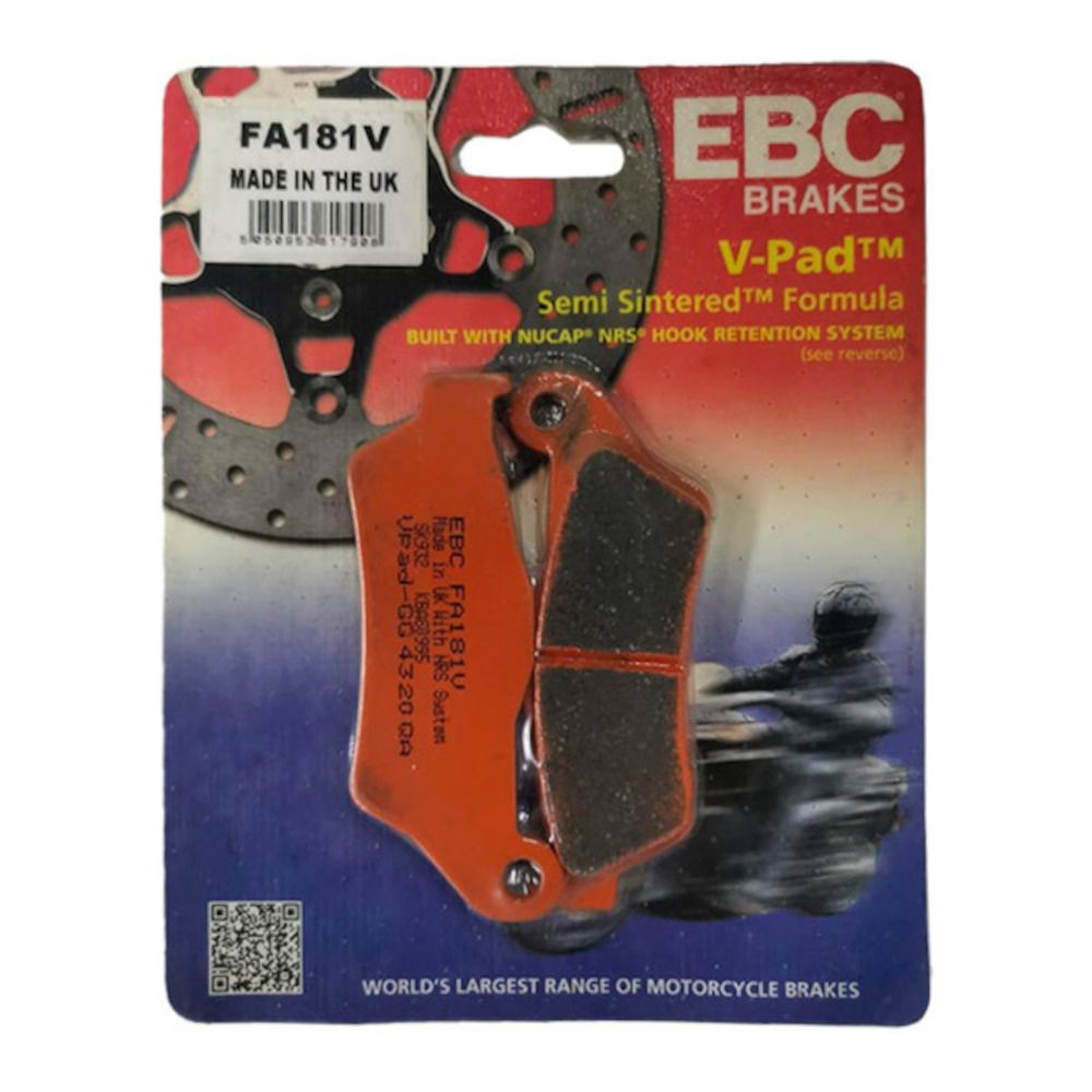 EBC FA181V Coppia Pastiglie Freno anteriore Semi-Sintered V-PAD