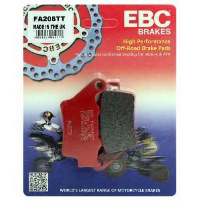 EBC FA208R Coppia Pastiglie Freno posteriore Sinterizzate serie "R" ATV e Fuoristrada