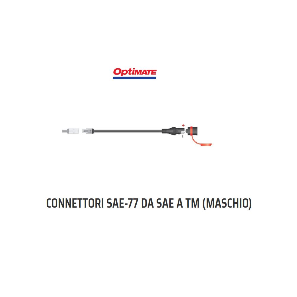OptiMate Connettori SAE-77 da SAE a TM (maschio) OptiMate Connettori SAE-77 da SAE a TM (maschio)