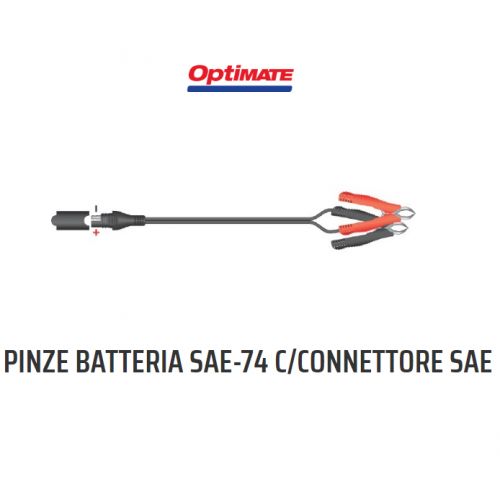 OptiMate Pinze batteria SAE-74 connettore SAE