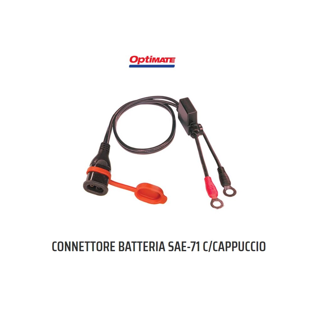 OptiMate Connettore batteria SAE-71 C/CAPPUCCIO