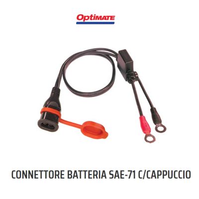 OptiMate Connettore batteria SAE-71 C/CAPPUCCIO