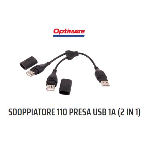 OptiMate Soppiatore 110 presa USB 1A (2 in 1)