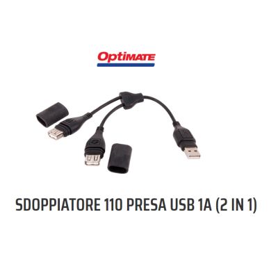 OptiMate Soppiatore 110 presa USB 1A (2 in 1)