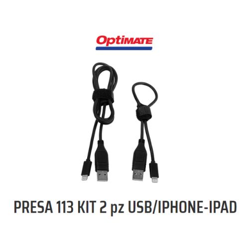 OptiMate 113 Kit Presa USB/IPHONE-IPAD