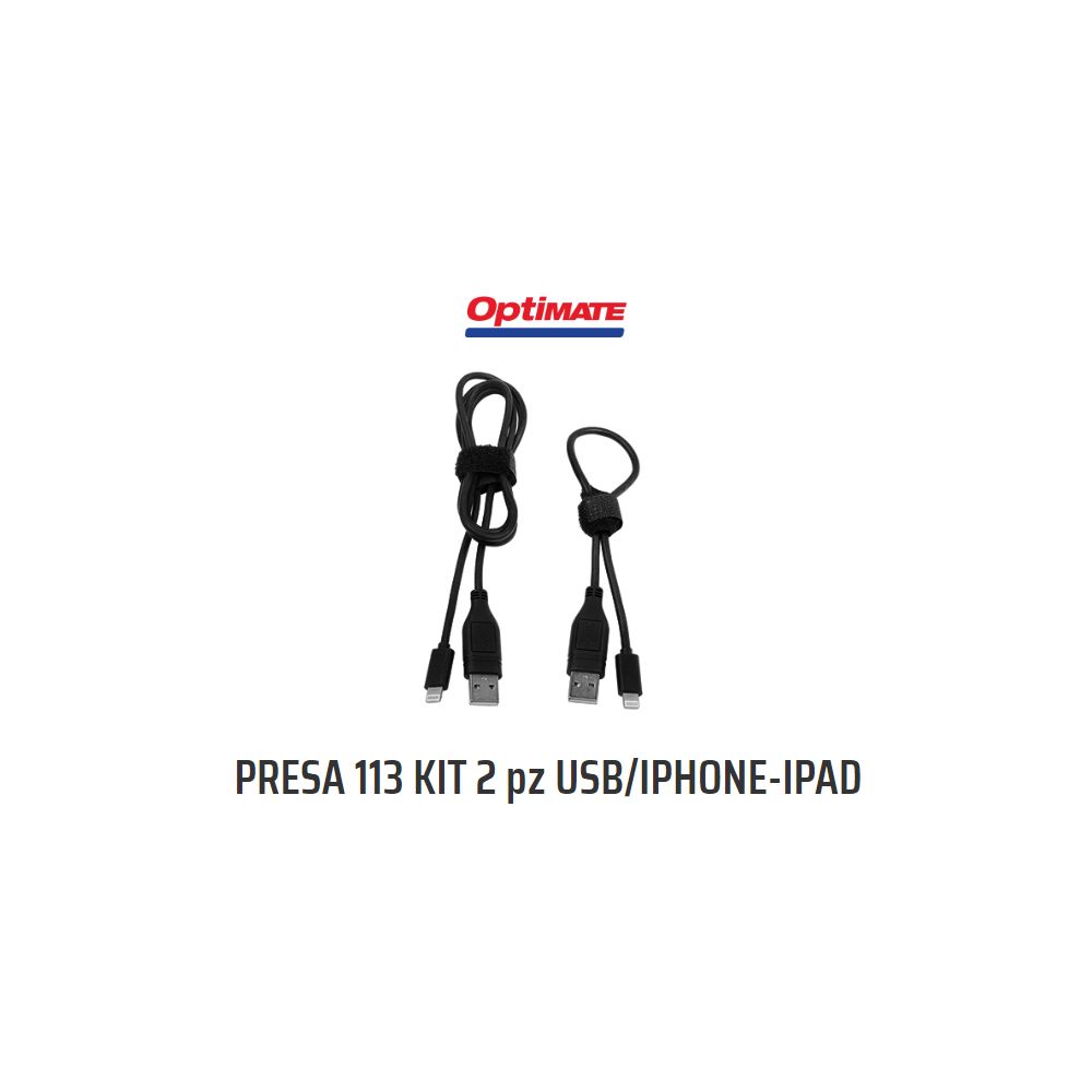 OptiMate 113 Kit Presa USB/IPHONE-IPAD