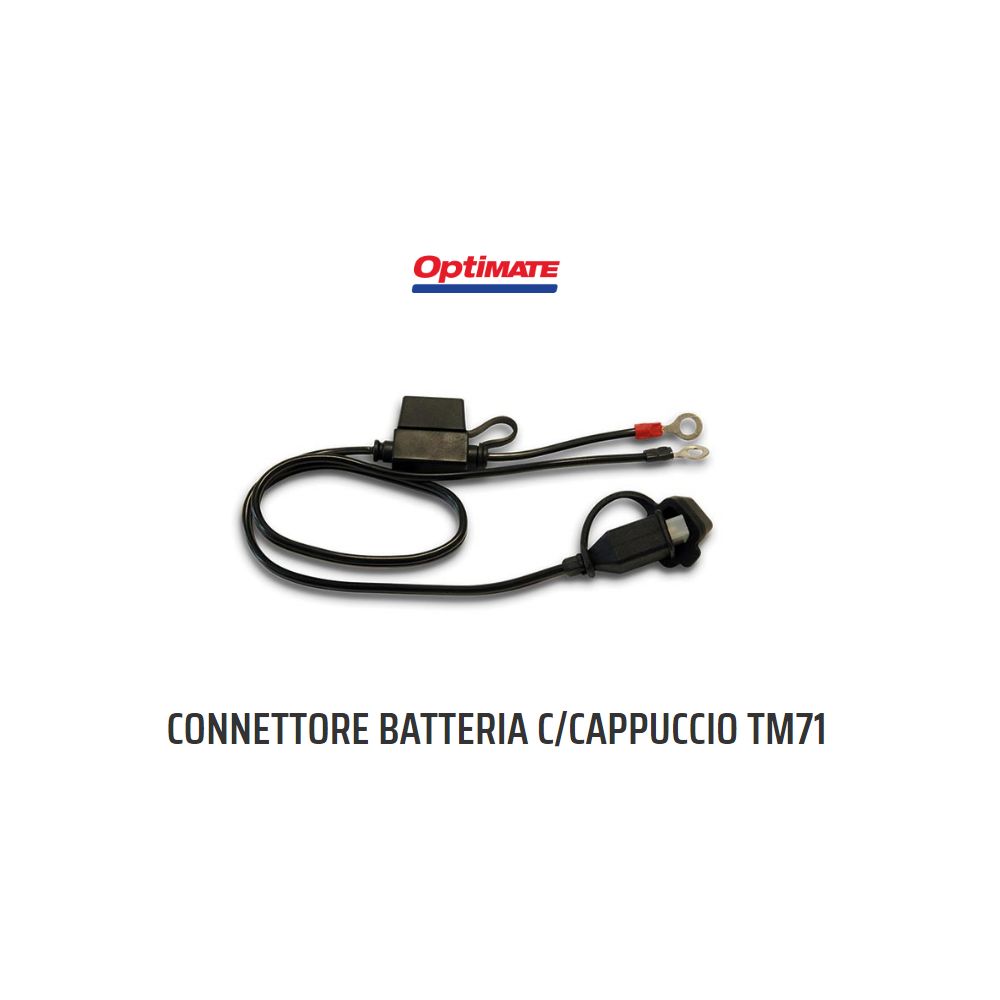 OptiMate TM-71 Connettore Batteria C/CAPPUCCIO