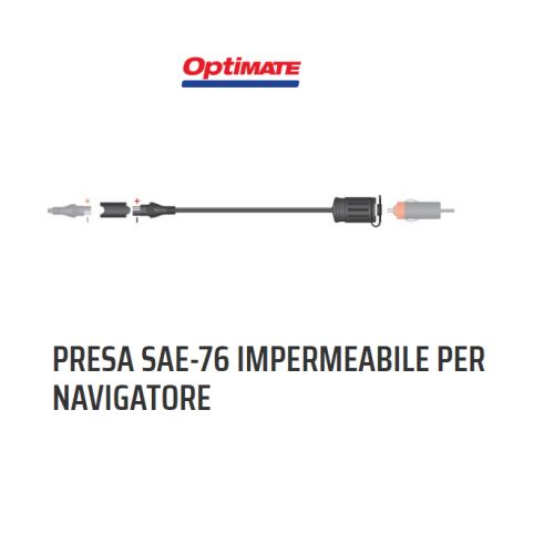 OptiMate SAE-76 Presa impermeabile per navigatore