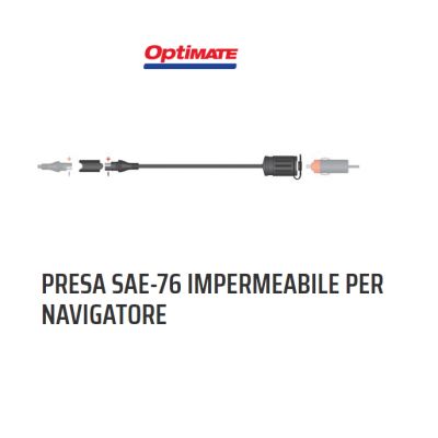 OptiMate SAE-76 Presa impermeabile per navigatore