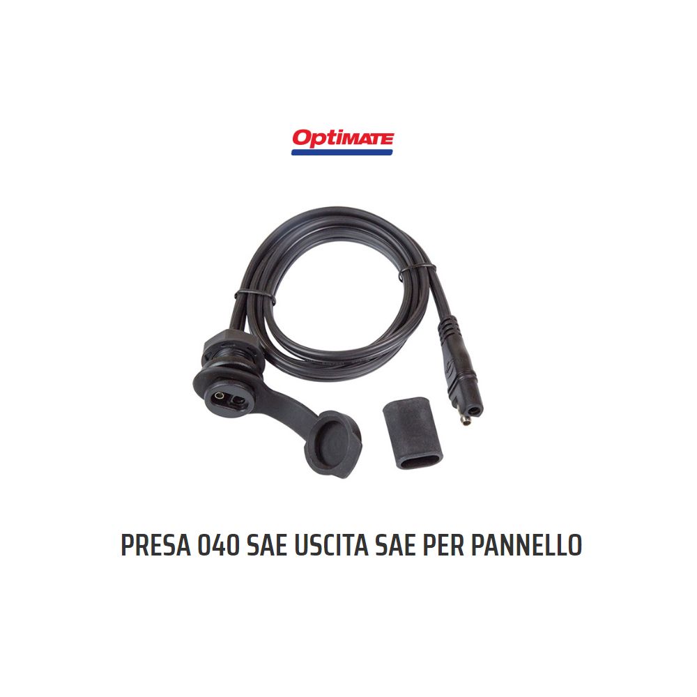 OptiMate O-40 Presa SAE resistente alle intemperie montaggio su pannello